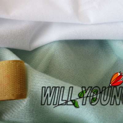 Polyester tricot brush  fabric vellutino for Italy market